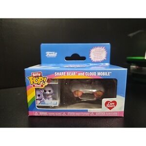 Funko Bitty Pop Rides Care Bears Share Bear And Cloud Mobile New Sealed